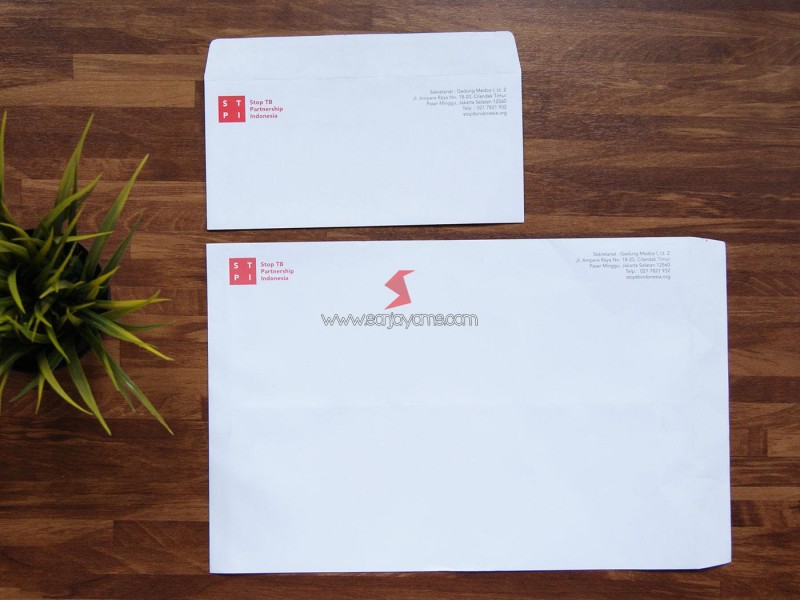Amplop custom - Stop TB