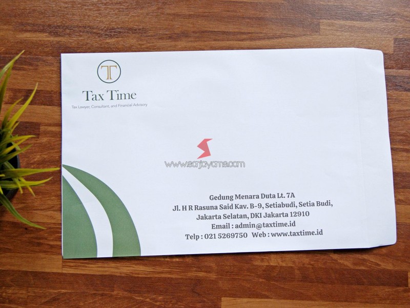 Amplop Folio - Tax Time