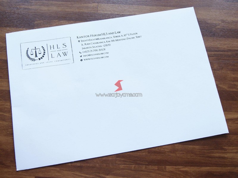 Amplop folio Kantor hukum