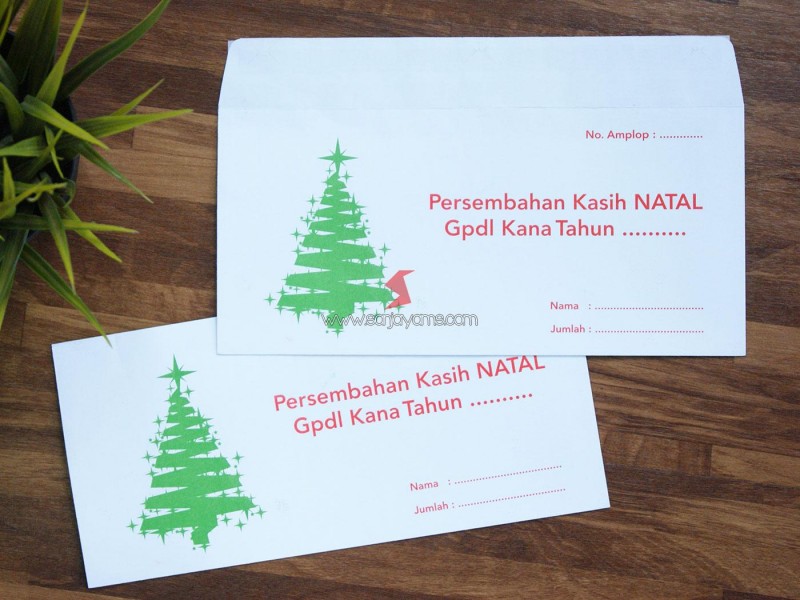Amplop Persembahan Natal