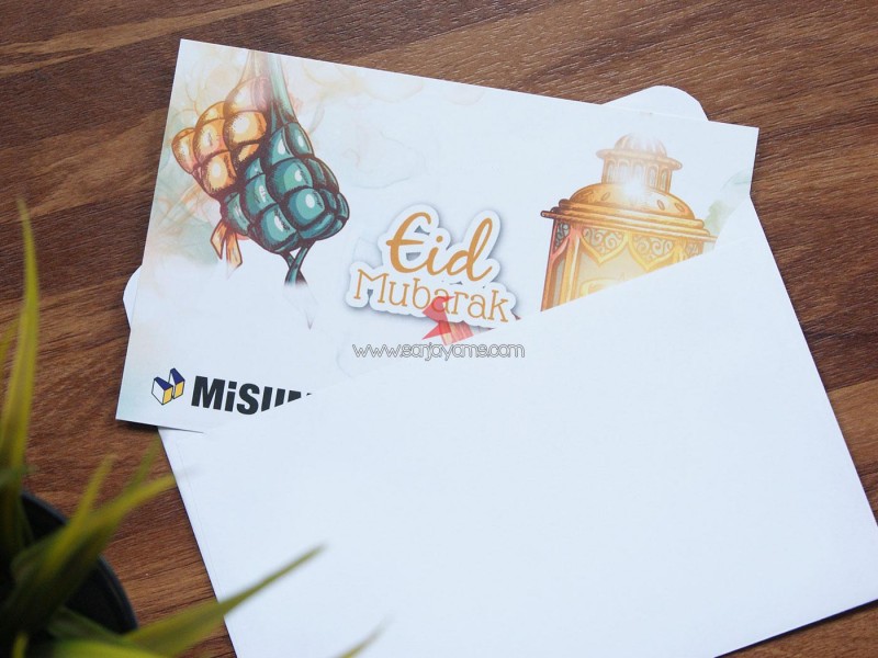 Cetak Amplop + Kartu Ucapan - Misumi