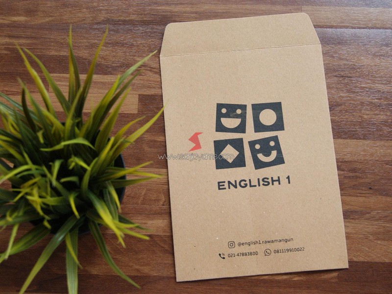 Cetak Amplop Coklat Costum - EF