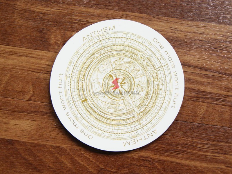 Cetak Coaster Costum - Anthem