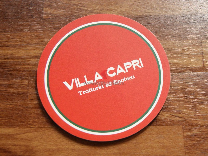 Cetak Coaster Costum - Villa Capri
