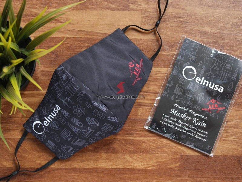 Cetak Masker Kain Printing Premium - Elnusa