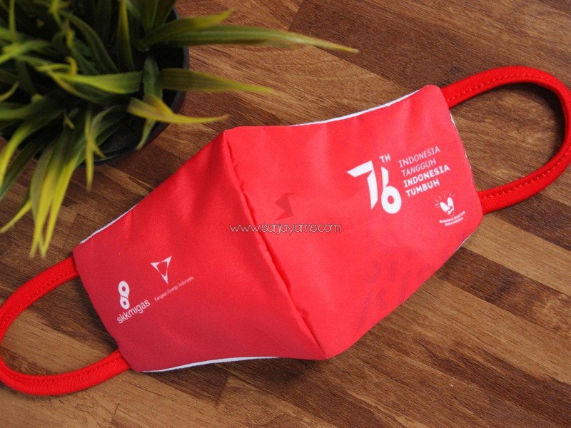 Cetak Masker Kain Printing Premium - Kangean