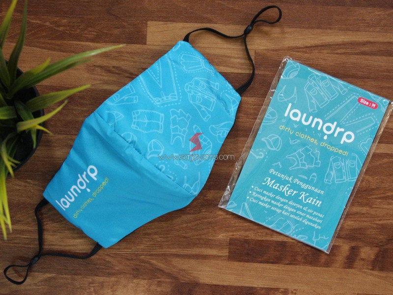 Cetak Masker Kain Printing Premium - Laundrp