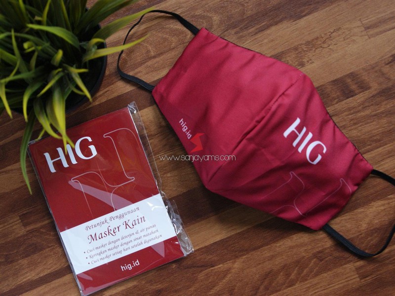 Cetak Masker Kain Printing Premium HIG
