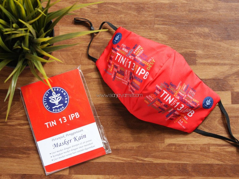 Cetak Masker Kain Printing Premium IPB