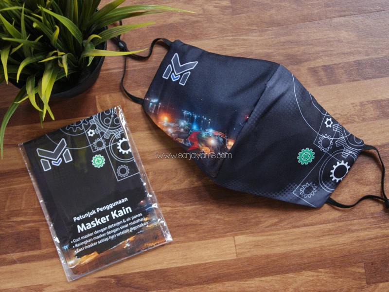 Cetak Masker Kain Printing Premium M