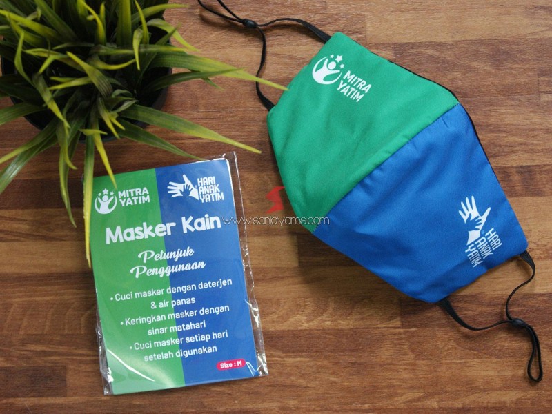 Cetak Masker Kain Printing Premium Mitra Yatim