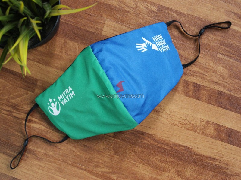 Cetak Masker Kain Printing Premium Mitra Yatim