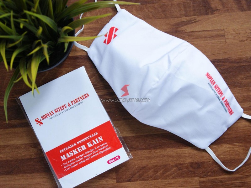 Cetak Masker Kain Printing Premium Sopian Sitepu