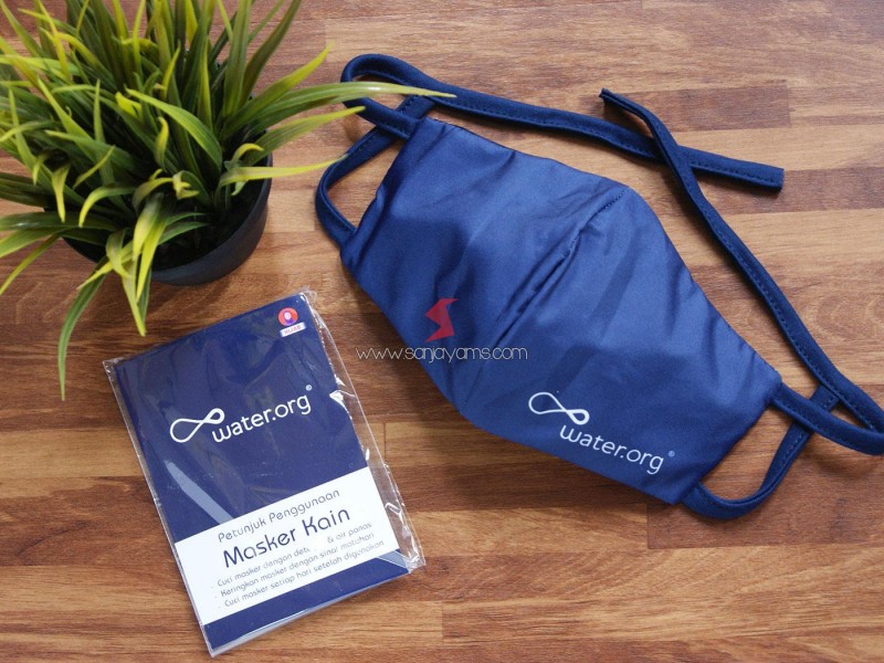 Cetak Masker Kain Printing Premium Water.org