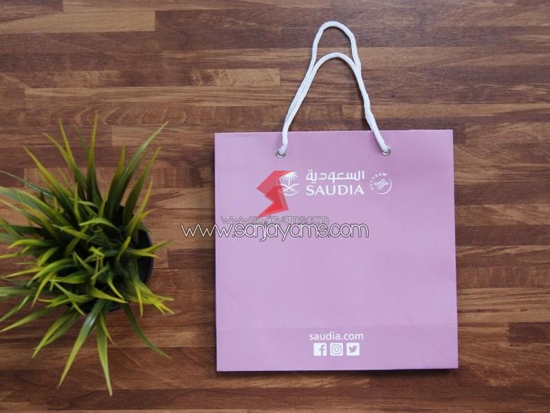CETAK PAPER BAG PERUSAHAAN - SAUDIA