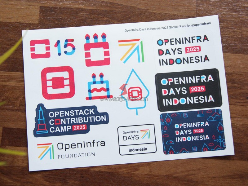 Cetak Stiker Costum - Open Infra