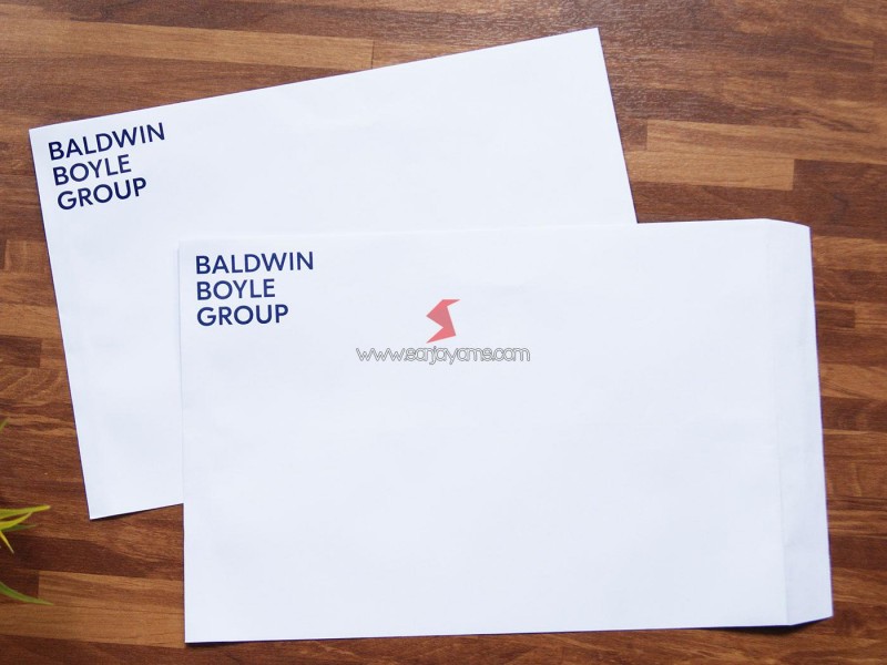 Custom Amplop Folio - Baldwin Boyle Group