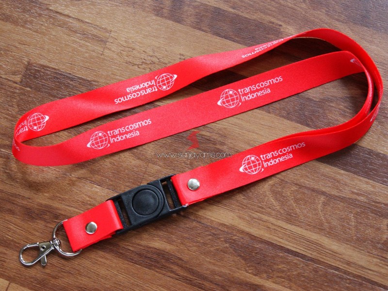 Produksi Lanyard Printing Perusahaan - Transcosmos Indonesia