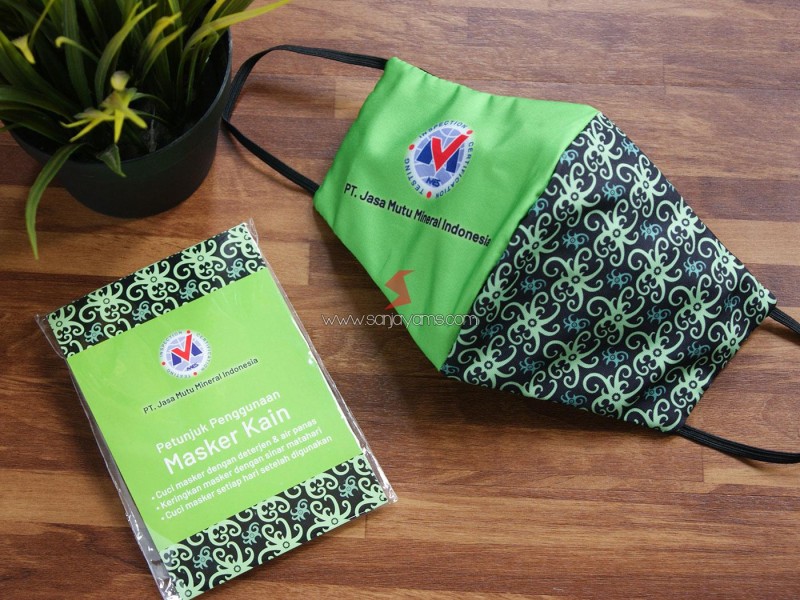 Masker Kain Printing Premium Jasa Mutu