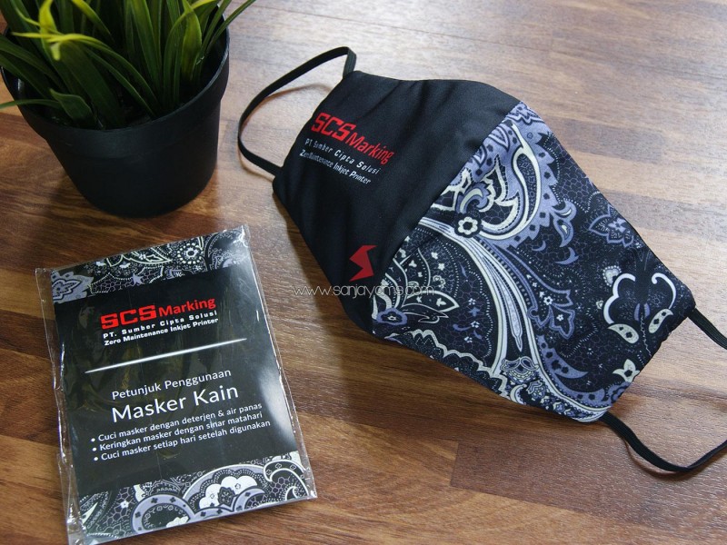 Masker Kain Printing Premium SCS Marking