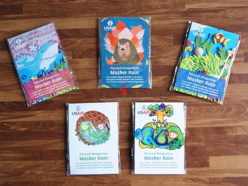 Masker Kain Printing Premium USAID