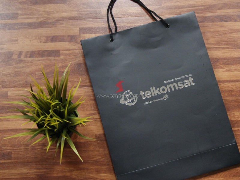 Produksi Paper Bag Custom - Telkomsat