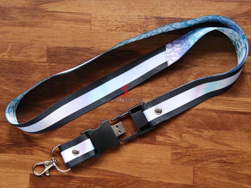 Produksi USB Lanyard Printing Promosi