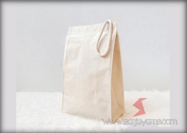 Tas Hampers Kanvas Natural