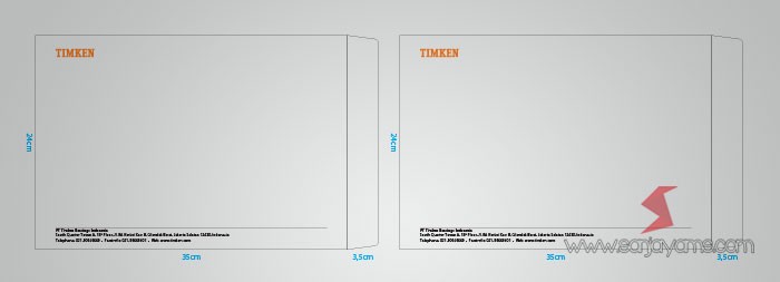 Amplop Perusahaan Folio PT Timken