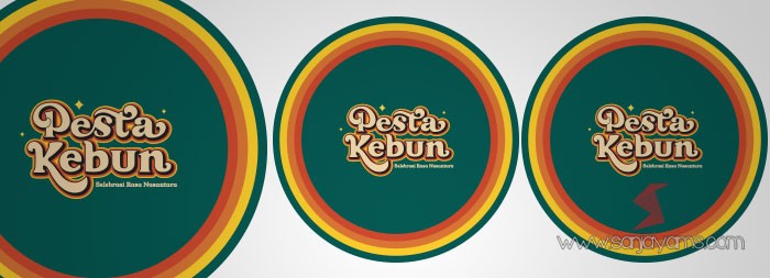 Coaster Rubber Pesta Kebun