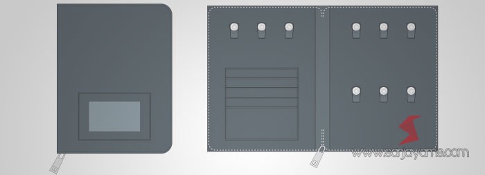 Dompet Kunci Custom The Crest