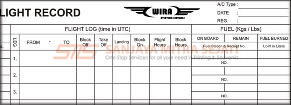 Flight Record WIRA AVIATION SERVICES