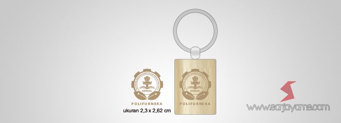 Gantungan Kunci Kayu
