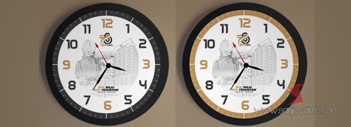 Jam Dinding Badan Pemerika Keuangan