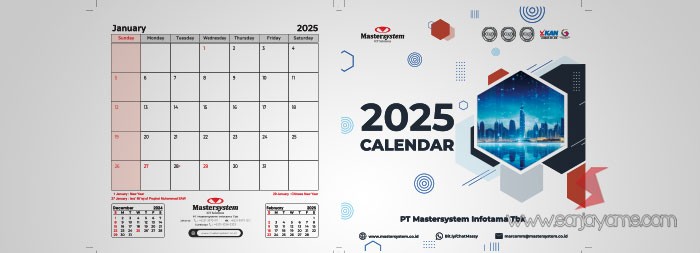 Kalender 2025 PT Mastersystem