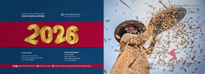 Kalender Meja dan Dinding 2026 Kantor Berita Antara