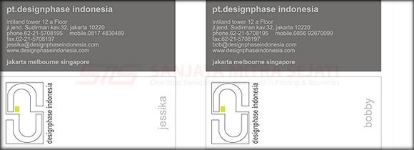 Kartu Nama PT designphase indonesia