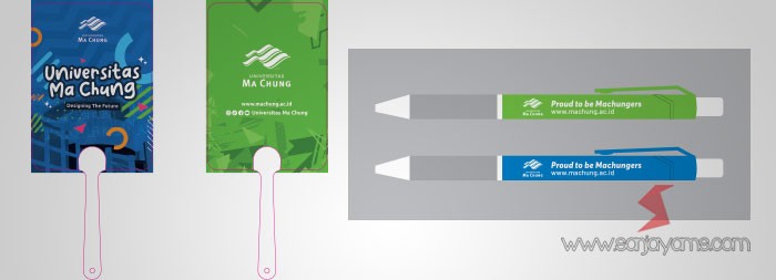 Kipas Plastik dan Pen Souvenir Univ Ma Chung