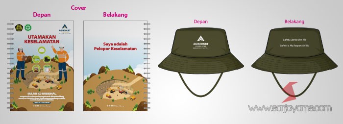Memo dan Topi Rimba PT Agincourt