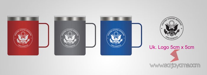 Mug Stainless US Embassy