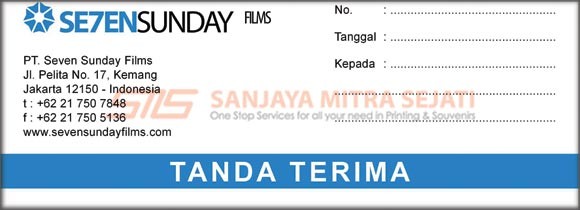 Tanda Terima SE7EN SUNDAY