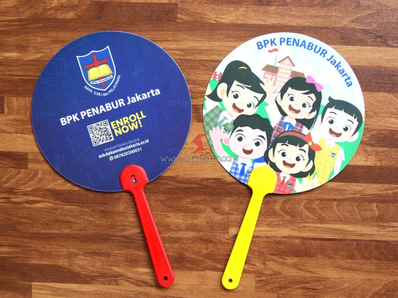 Souvenir Kipas Promosi - BPK Penabur