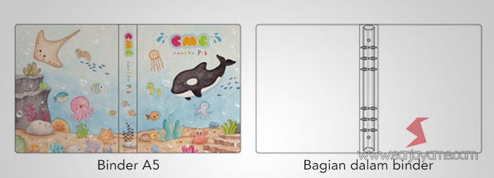 Cetak Binder A5 CMC anakku Pik