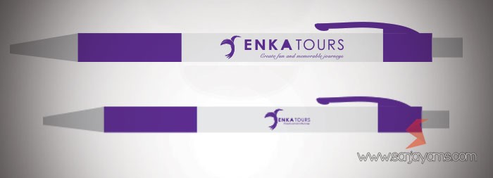 Enka Pen rainbow ungu