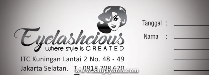 Form Nota Eyelashcious