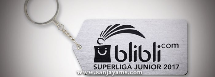 Gantungan Kunci Plat Metal Blibli