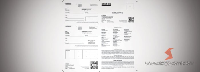 Kartu Garansi - Karcher