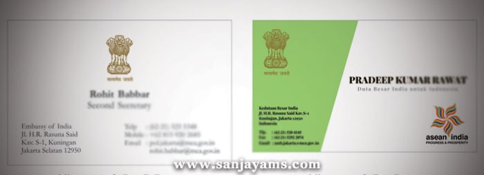 Kartu Nama Embassy India