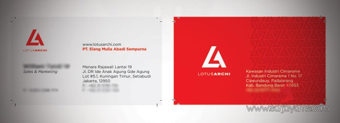 Kartu Nama Lotus Archi