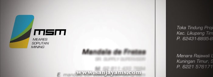 Kartu Nama PT MSM
